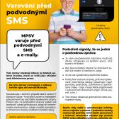 MPSV - Varování před podvodnými SMS 1