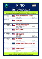 KINO Moravský Beroun – Program měsíce LISTOPAD 2024 1