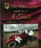 4 Tenoři - koncert v Kostele Svaté Anny a Svatého Jakuba Většího ve Staré Vodě. 1